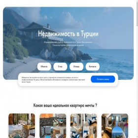 Скриншот главной страницы сайта turkhome.online