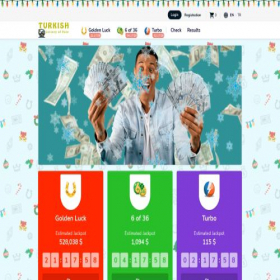 Скриншот главной страницы сайта turkishlotteryoffate.com.tr