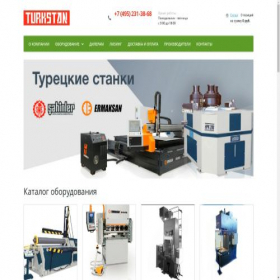 Скриншот главной страницы сайта turkstan.ru