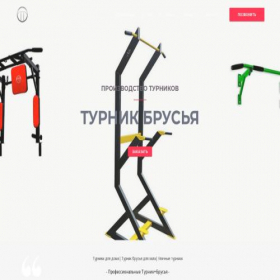 Скриншот главной страницы сайта turnikbrusya.ru