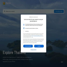 Скриншот главной страницы сайта turroo.com
