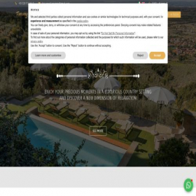 Скриншот главной страницы сайта tuscanyvillamammi.com