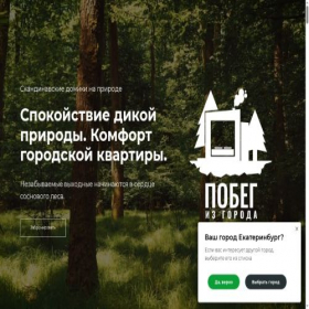 Скриншот главной страницы сайта tvoi-pobeg.ru