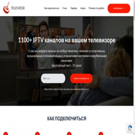 Скриншот главной страницы сайта tvoi-televizor.com