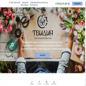 Скриншот главной страницы сайта tweedia.ru
