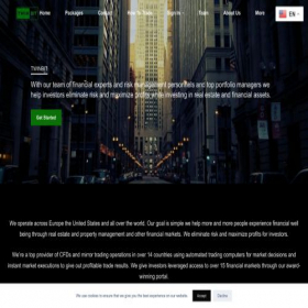 Скриншот главной страницы сайта twinbit.io