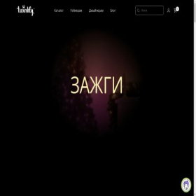 Скриншот главной страницы сайта twinkly.ru