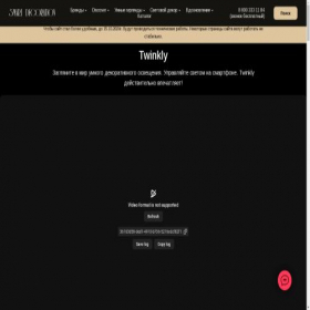 Скриншот главной страницы сайта twinkly.shop