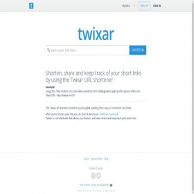 Скриншот главной страницы сайта twixar.me