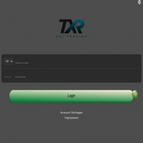 Скриншот главной страницы сайта txr-tradingg.com