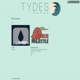 Скриншот главной страницы сайта tydes.itch.io