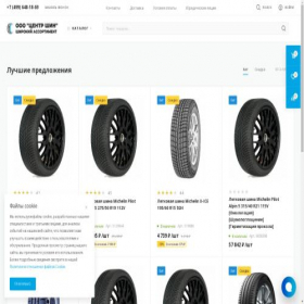 Скриншот главной страницы сайта tyreshop24.ru