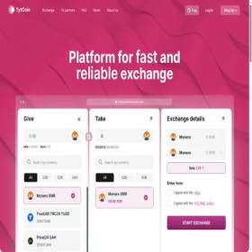 Скриншот главной страницы сайта tytcoin.com