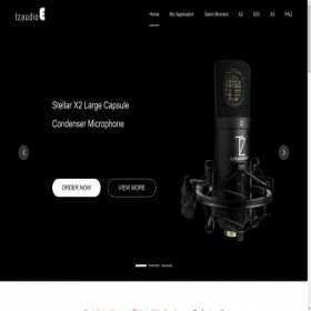 Скриншот главной страницы сайта tzaudiouk.net