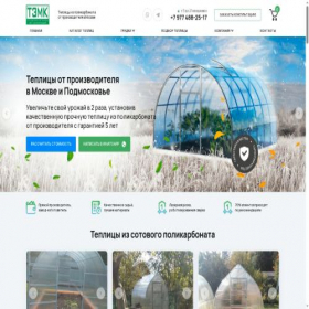 Скриншот главной страницы сайта tzmkteplici.ru