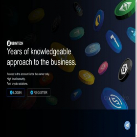 Скриншот главной страницы сайта ubintech.com