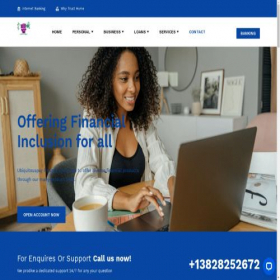 Скриншот главной страницы сайта ubiquitouspayfinance.org
