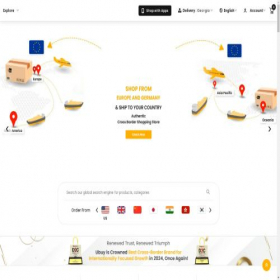 Скриншот главной страницы сайта ubuy.ge