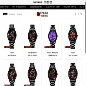 Скриншот главной страницы сайта uchihawatches.com