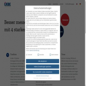 Скриншот главной страницы сайта uebe.com