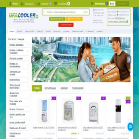 Скриншот главной страницы сайта ufacooler.ru