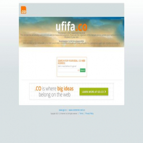 Скриншот главной страницы сайта ufifa.co