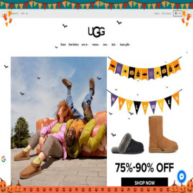 Скриншот главной страницы сайта uggonlinestore.com