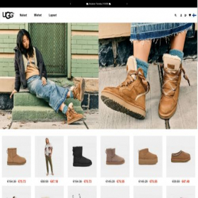 Скриншот главной страницы сайта uggsuomioutlet.com