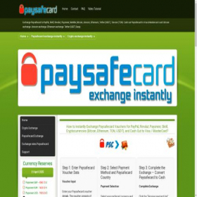 Скриншот главной страницы сайта ukash-wallet.com