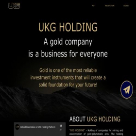 Скриншот главной страницы сайта ukg-holding.com