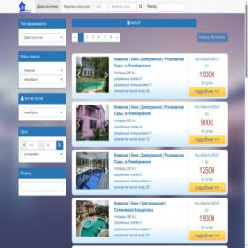 Скриншот главной страницы сайта ukrizba.com.ua