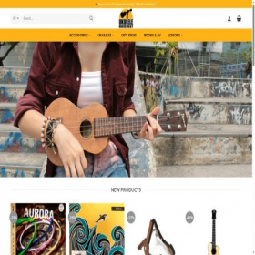 Скриншот главной страницы сайта ukulele-movement.com