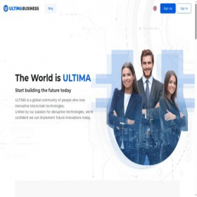 Скриншот главной страницы сайта ultima-business.com