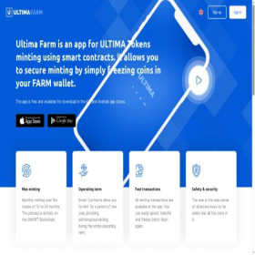 Скриншот главной страницы сайта ultimafarm.com