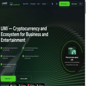 Скриншот главной страницы сайта umi.top