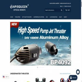 Скриншот главной страницы сайта underwaterthruster.com