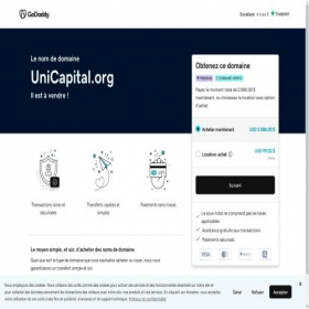 Скриншот главной страницы сайта unicapital.org