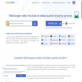 Скриншот главной страницы сайта unidownloader.ru