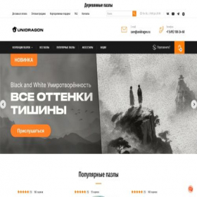 Скриншот главной страницы сайта unidragon.ru