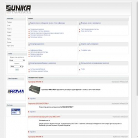 Скриншот главной страницы сайта unika.com.ua