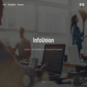 Скриншот главной страницы сайта union-info.ru