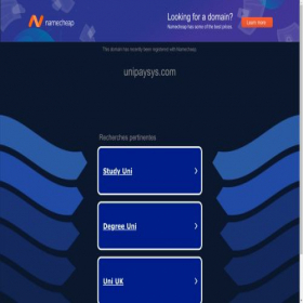 Скриншот главной страницы сайта unipaysys.com