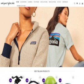 Скриншот главной страницы сайта uniquestylesale.com