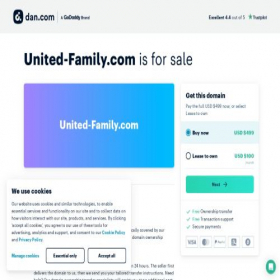 Скриншот главной страницы сайта united-family.com
