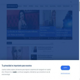 Скриншот главной страницы сайта universomlm.com