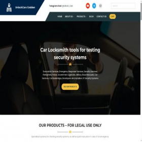 Скриншот главной страницы сайта unlockcarsgrabber.com