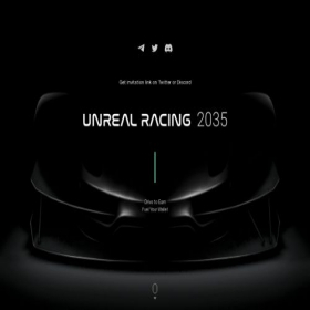Скриншот главной страницы сайта unrealracing.co