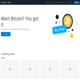 Скриншот главной страницы сайта upbit-swap.com