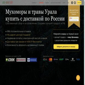 Скриншот главной страницы сайта ural-mhmr.shop