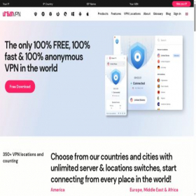Скриншот главной страницы сайта urban-vpn.com